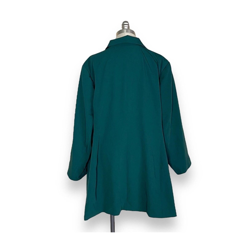 Eloquii Blazer Emerald Green Size 26 Plus Size Ca… - image 4